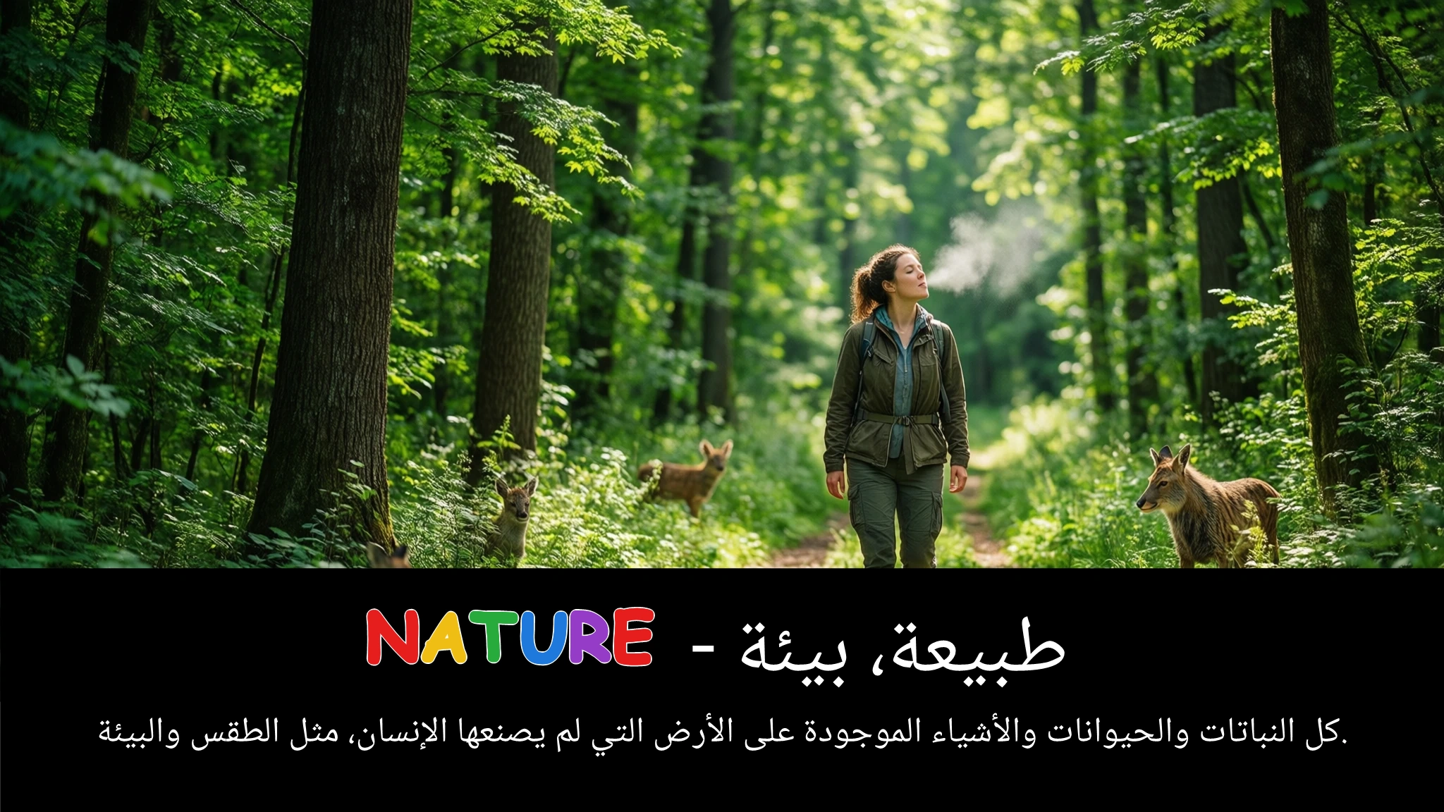 Arabic Illustration for nature